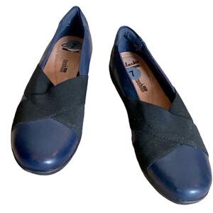 Clarks Collection Medora Jem Loafers Navy Blue Size 7